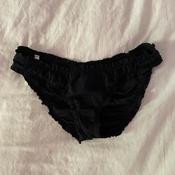 Victoria's Secret black bikini bottoms - Picture 2 of 3